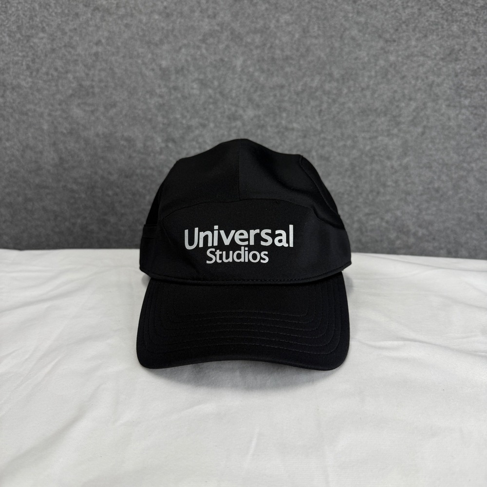 Universal Studios Black 5-Panel Snapback Hat Performance Stretch‎ One Size